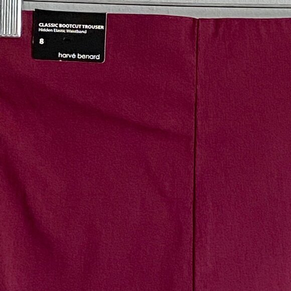 Harve Benard Classic Bootcut Slimming Split Hem Stretch Trousers Size 8 NEW NWT - Picture 7 of 11